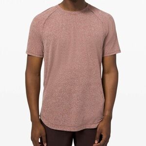 Lululemon Drysense Heathered Savannah Maroon Short Sleeve T-Shirt